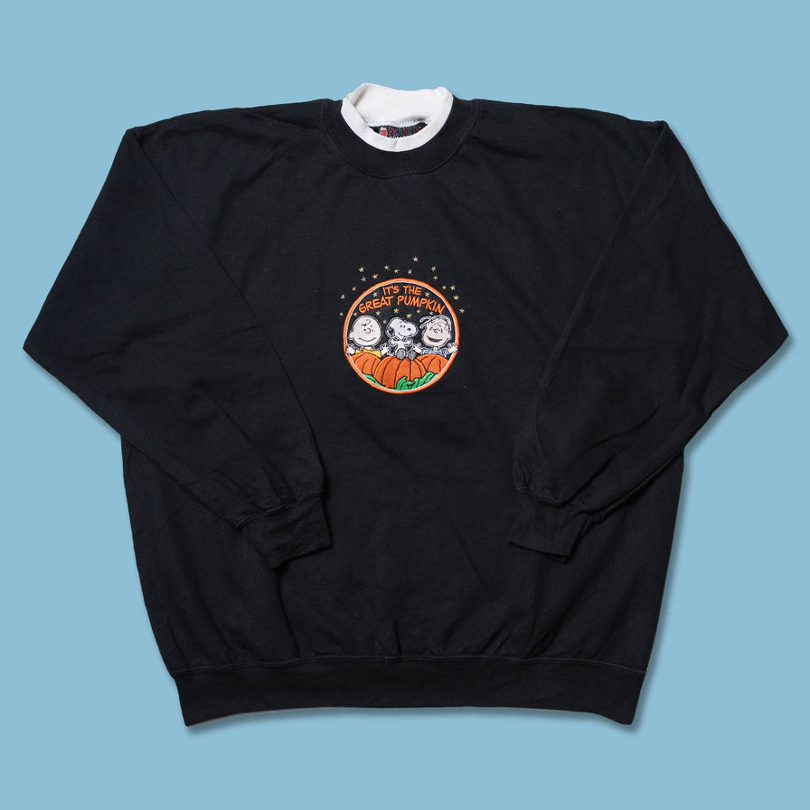 Vintage Peanuts Pumpkin Sweater XLarge