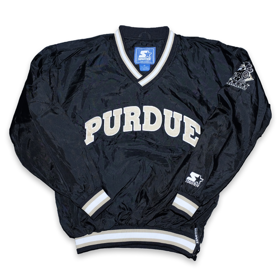 Vintage Starter Purdue Windbreaker Medium Double Double Vintage