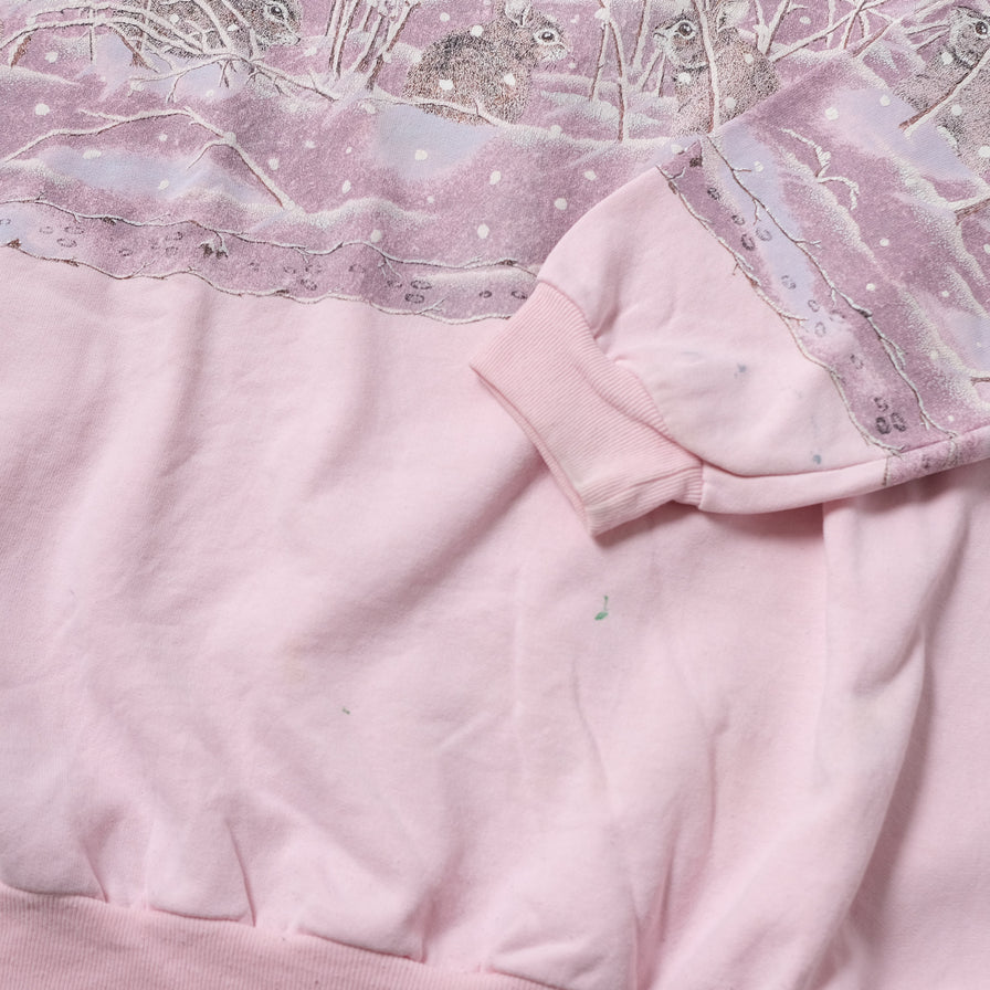 Vintage Rabbits Sweater Medium