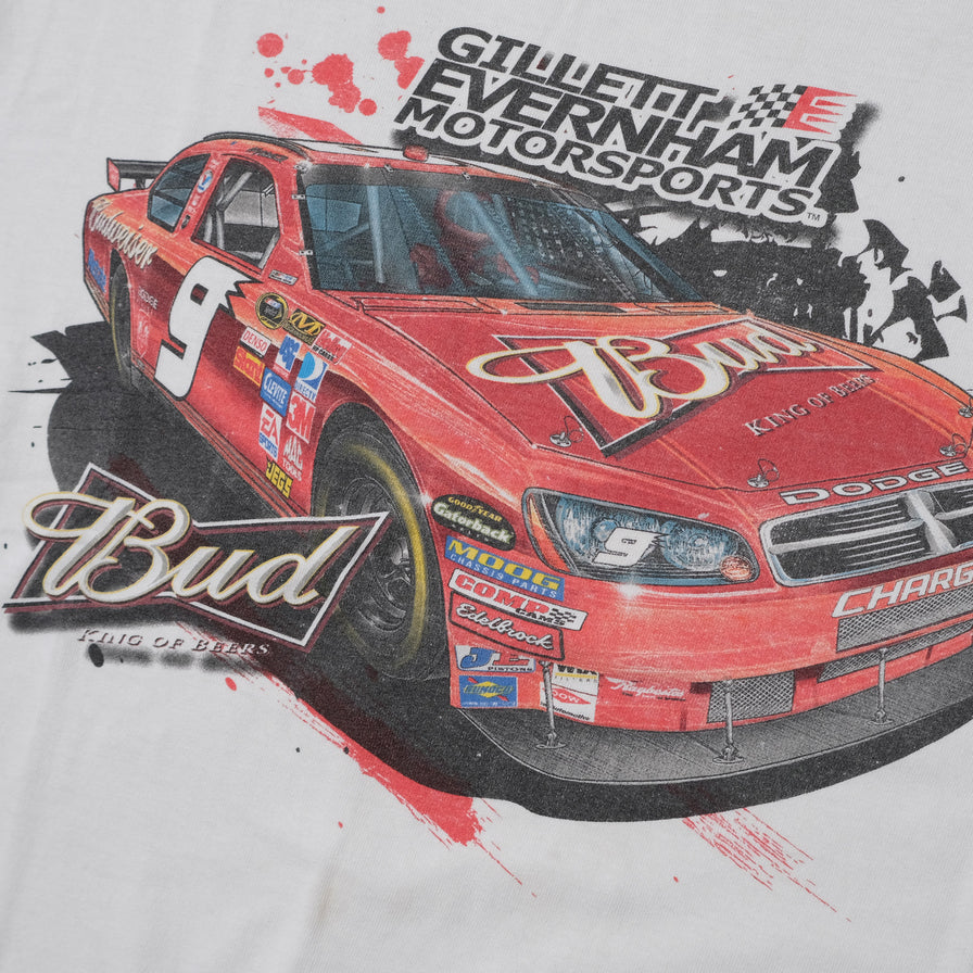Vintage Bud Racing T-Shirt XXL