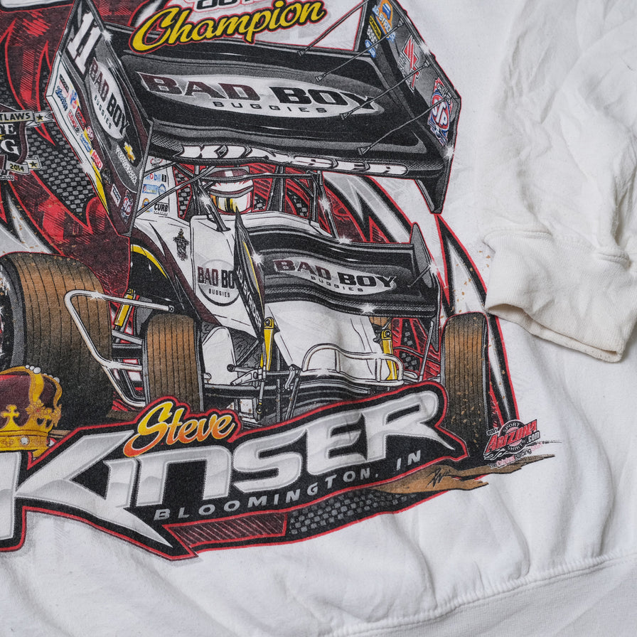 Vintage Steve Kinser Racing Sweater Large / XLarge
