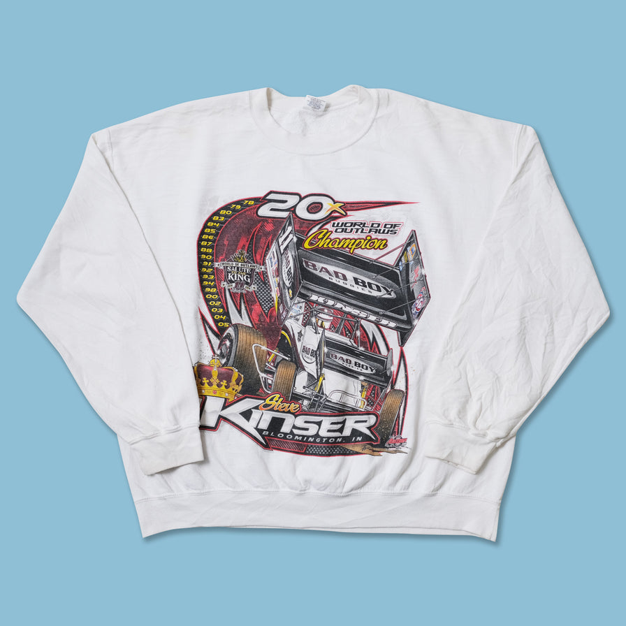 Vintage Steve Kinser Racing Sweater Large / XLarge