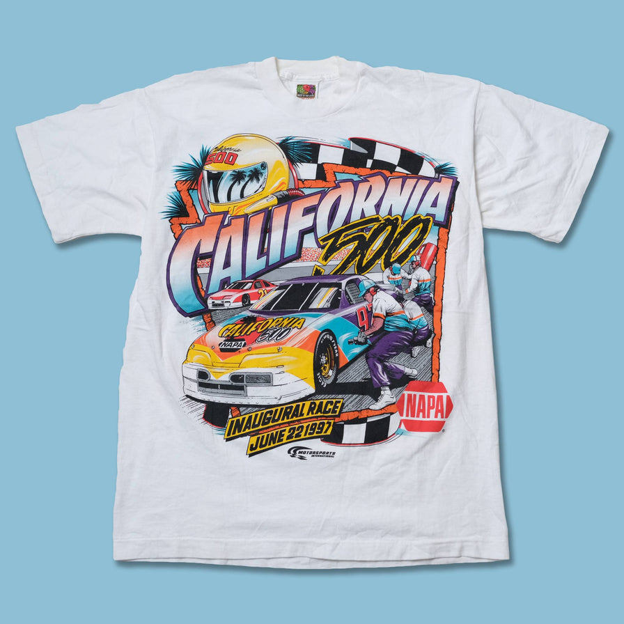 Vintage 1997 California 500 Racing T-Shirt Large