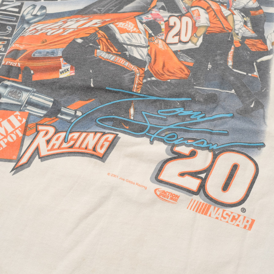 Vintage 2001 Tony Stewart Racing T-Shirt Large / XLarge