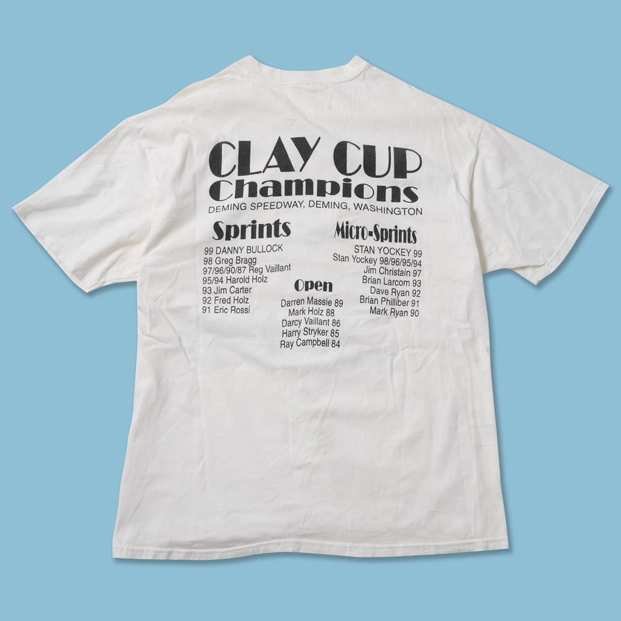 Vintage 2000 Clay Cup Racing T-Shirt XLarge