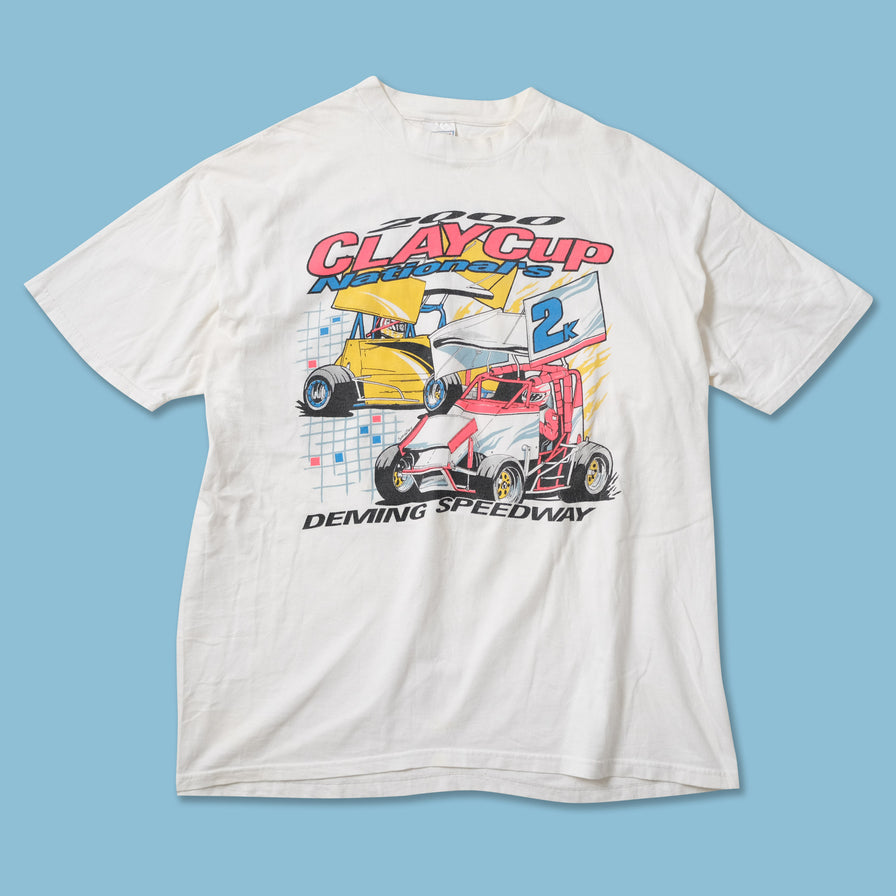 Vintage 2000 Clay Cup Racing T-Shirt XLarge