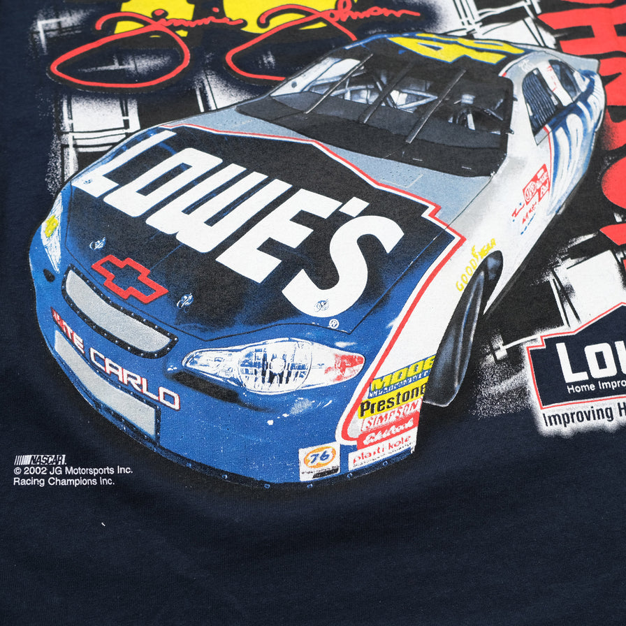 Vintage 2002 Jimmy Johnson Racing T-Shirt Large / XLarge