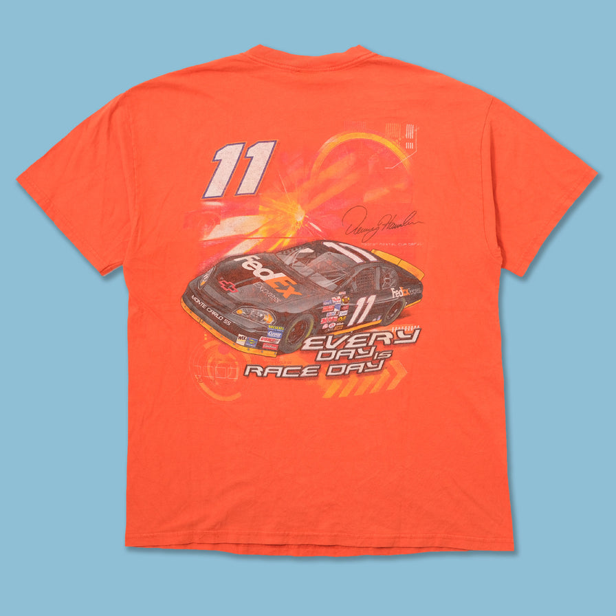 Vintage Denny Hemlin Fedex Racing T-Shirt Large