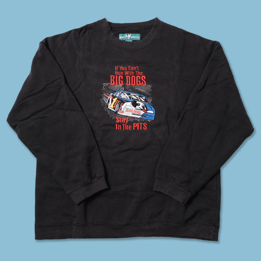 Vintage Big Dogs Racing Sweater Large