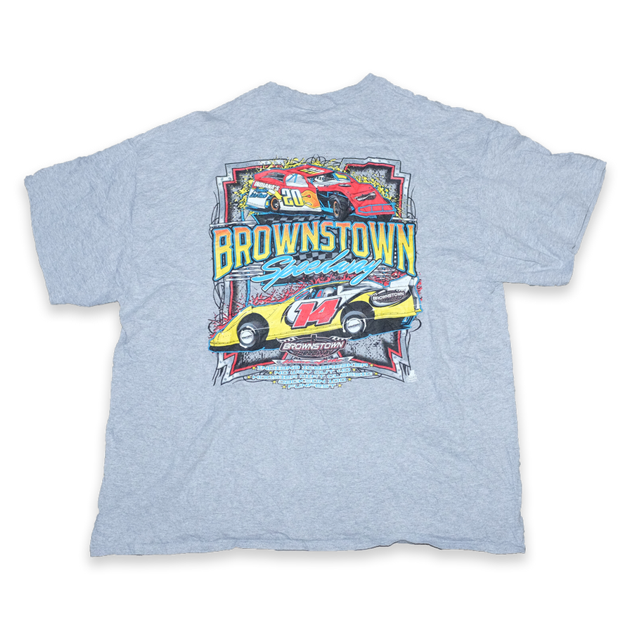 Vintage Brownstown Racing T-Shirt Large / XLarge - Double Double Vintage