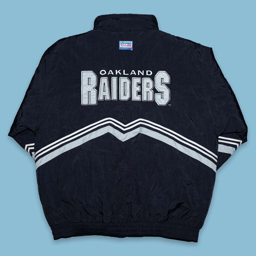 Raiders hot sale throwback jacket