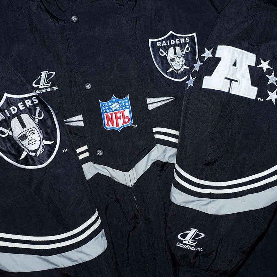 Oakland Raiders アノラックジャケット mens-black-oakland-raiders-