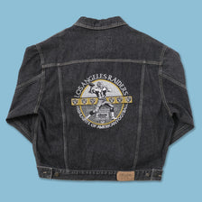 Vintage Deadstock Los Angeles Raiders Denim Jacket Large