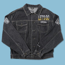 Vintage Deadstock Los Angeles Raiders Denim Jacket Large