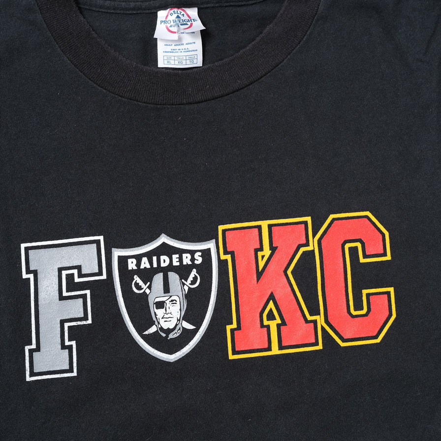 Vintage Raiders Nation T-Shirt XLarge