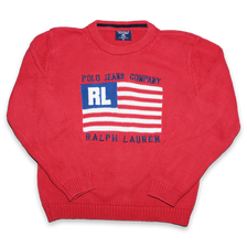 Vintage Polo Jeans Knit Sweater Medium