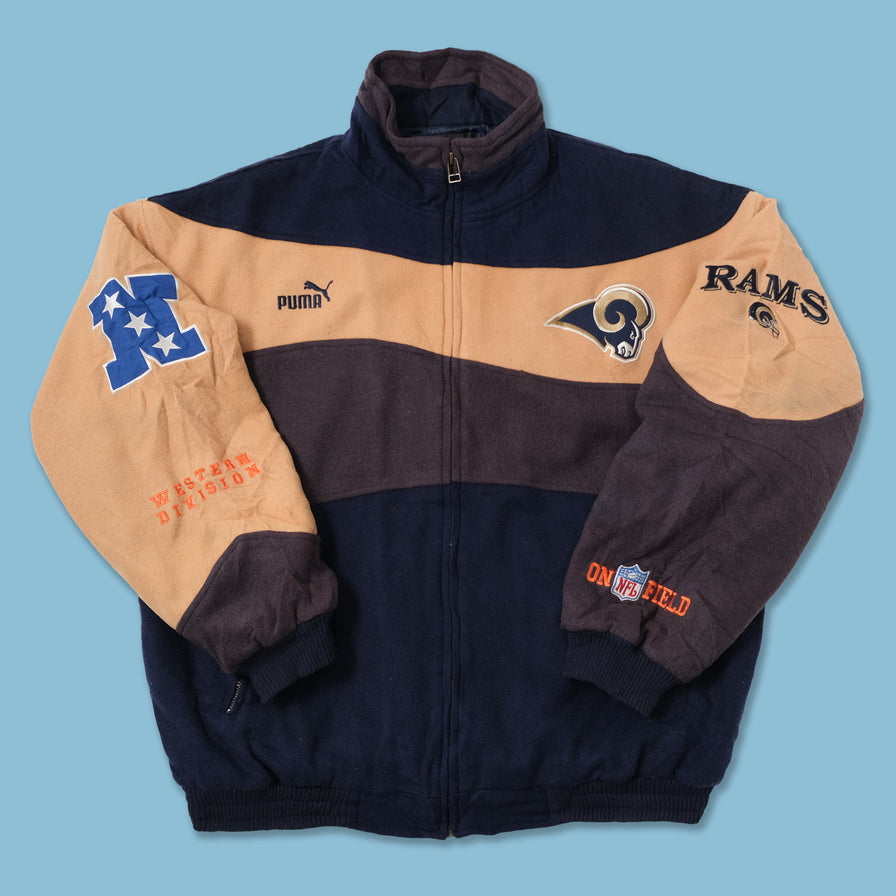 Vintage Puma St. Louis Rams Padded Jacket XLarge
