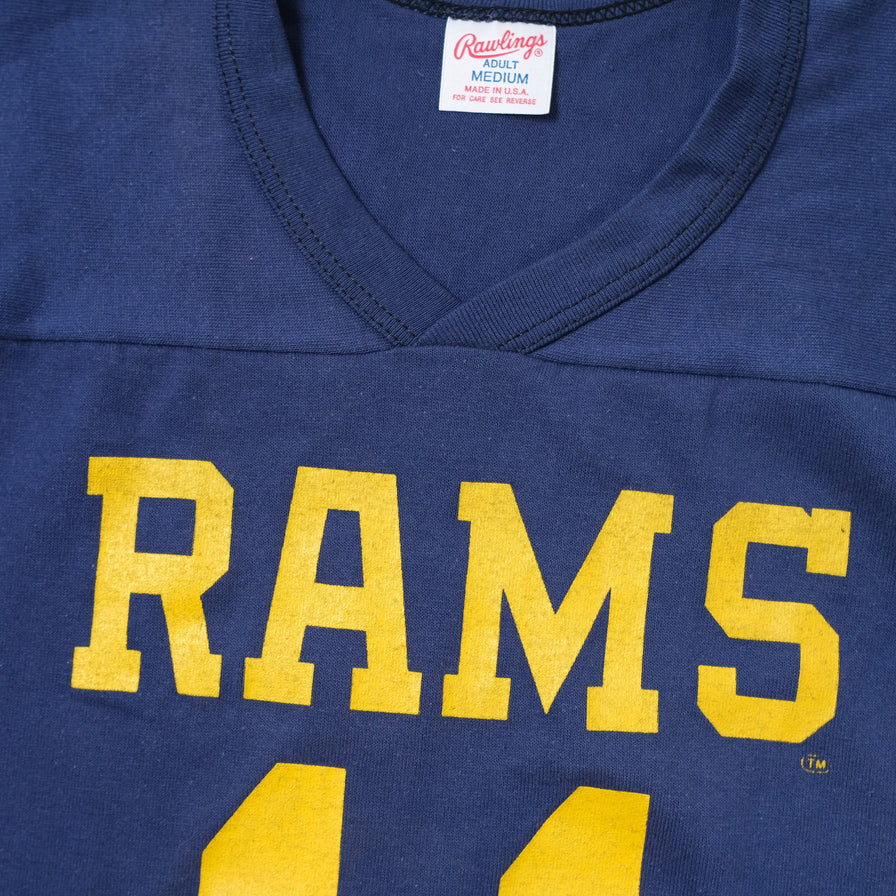 Vintage Deadstock St. Louis Rams V-Neck T-Shirt Medium