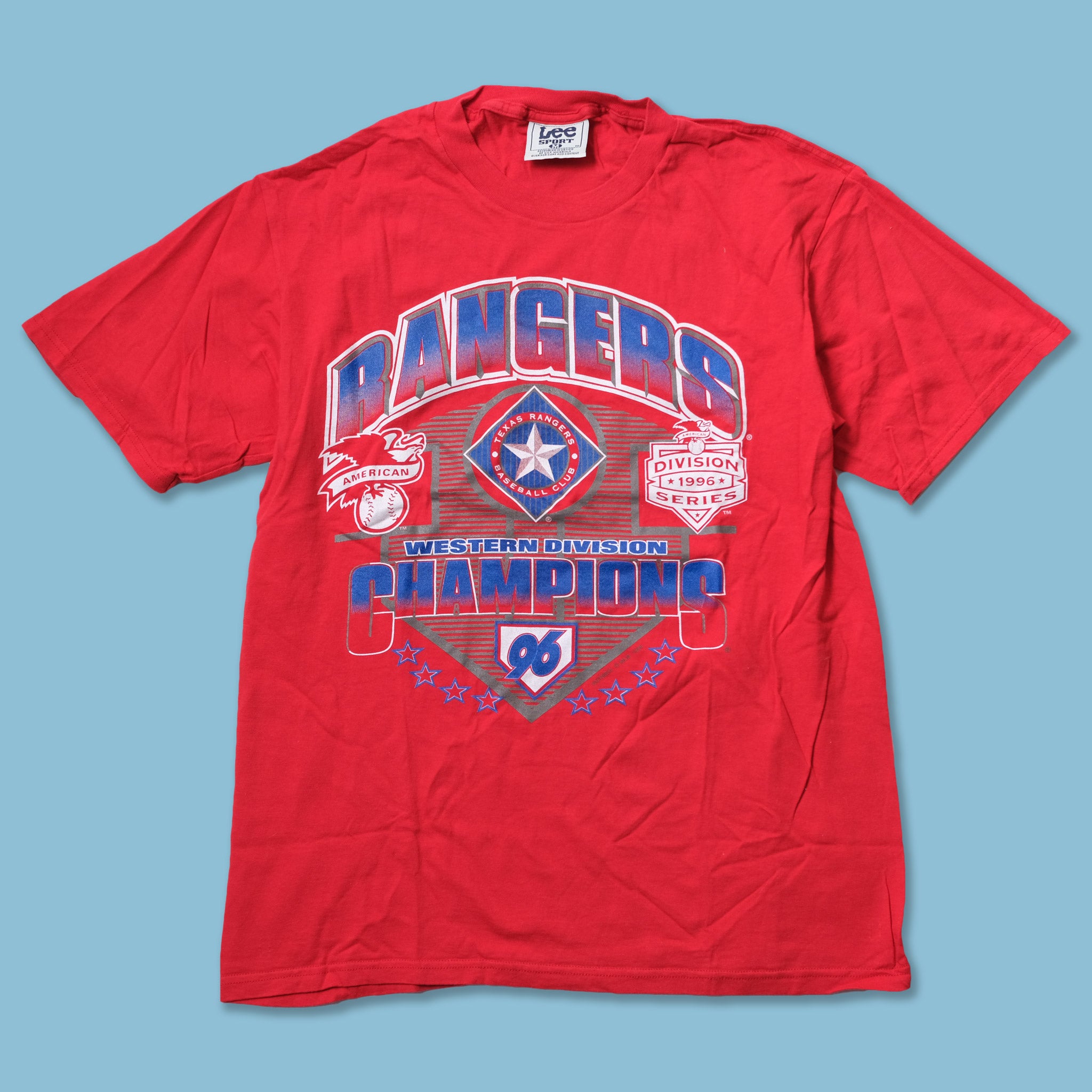 MLB T-Shirt - Texas Rangers, XL S-24472TEX-X - Uline