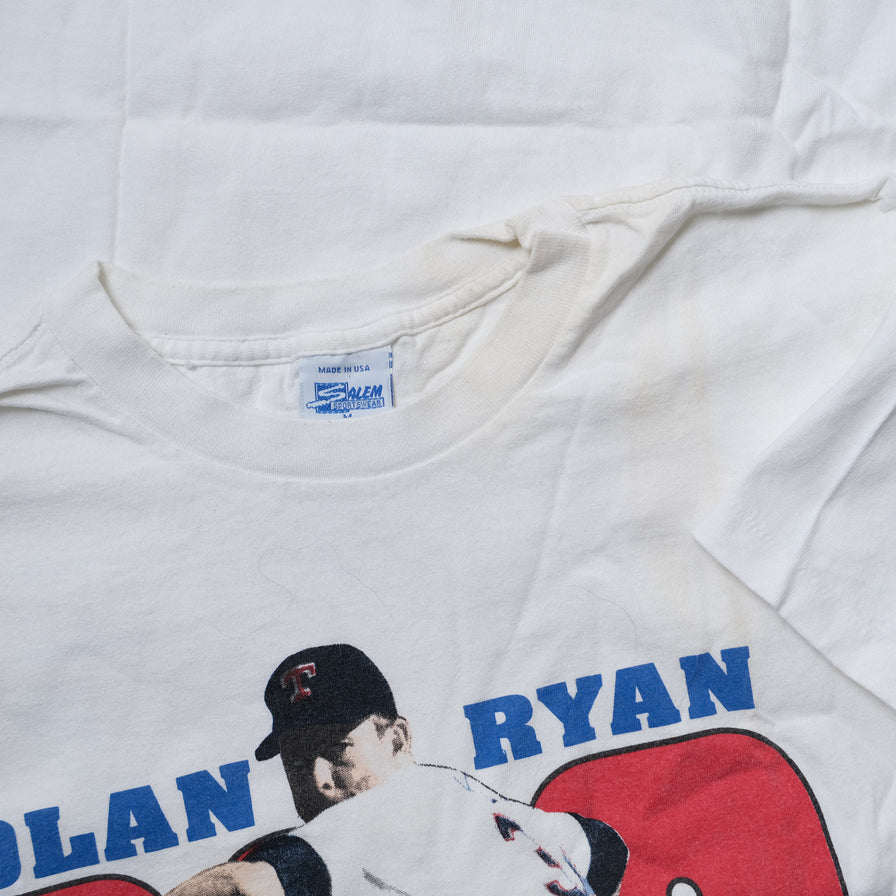 Vintage 1990 Nolan Ryan Texas Ranger T-Shirt Medium