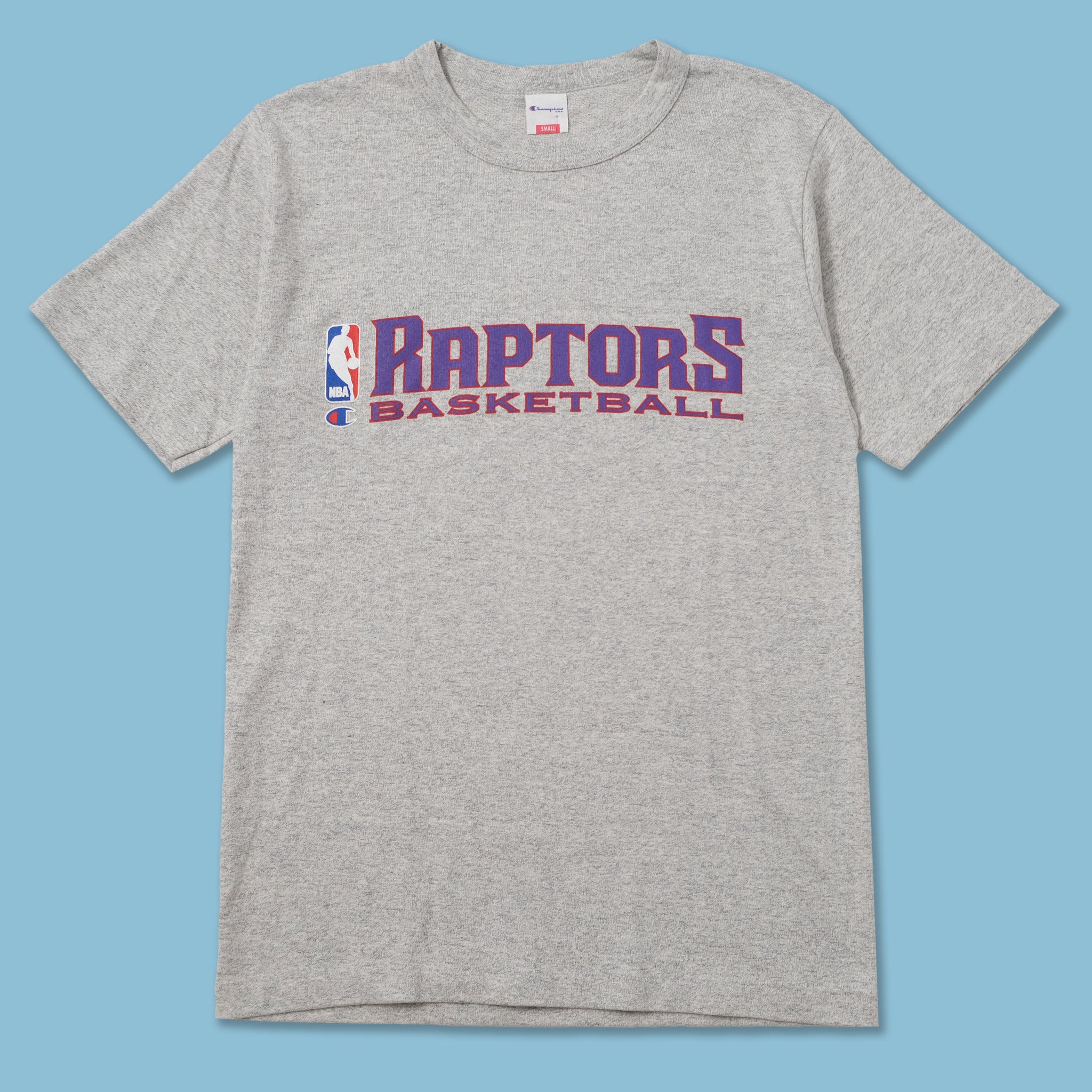 Vintage Deadstock Champion Toronto Raptors T Shirt Small Double Double Vintage