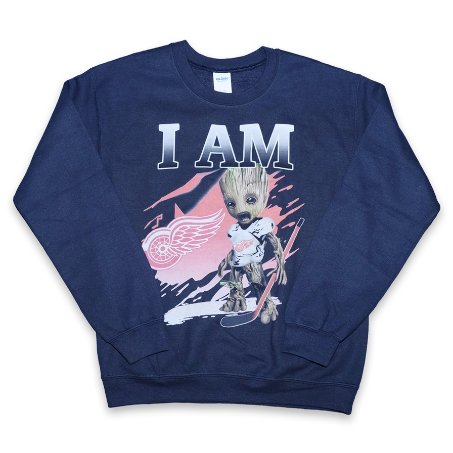 Vintage Detroit Red Wings Groot Sweater Small - Double Double Vintage