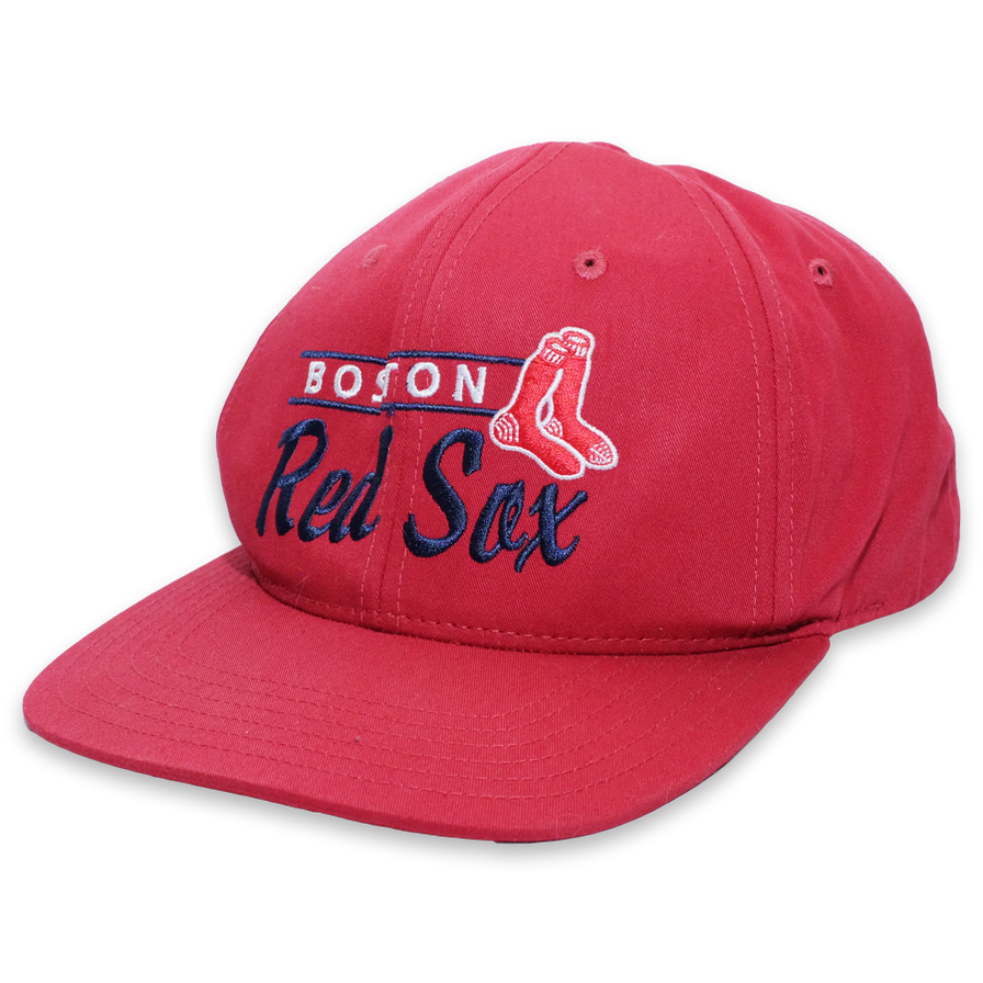 Vintage red shop sox snapback
