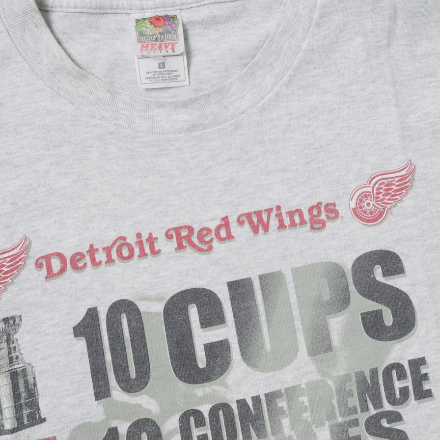 Vintage 2002 Detroit Red Wings T-Shirt Large