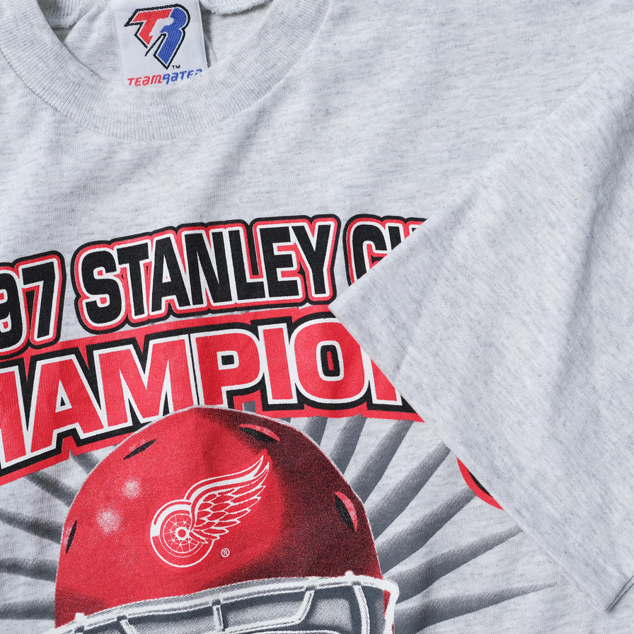 Vintage 1997 Detroit Red Wings Stanley Cup T-Shirt Small