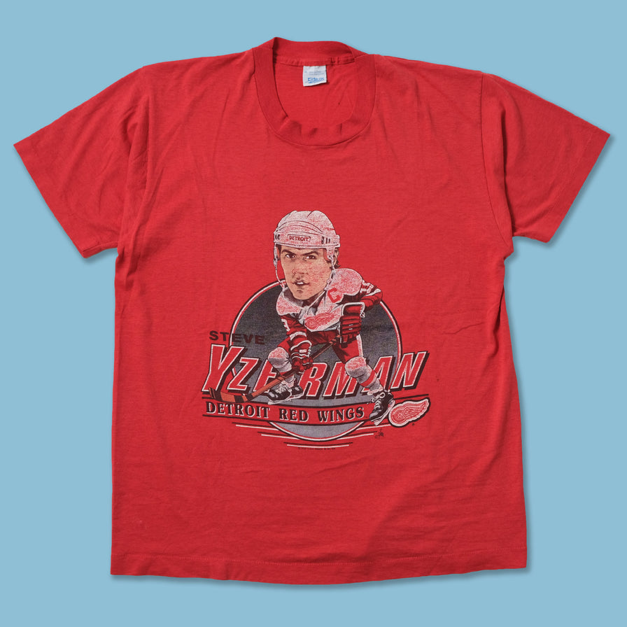 Vintage 1989 Steve Yzerman T-Shirt Large