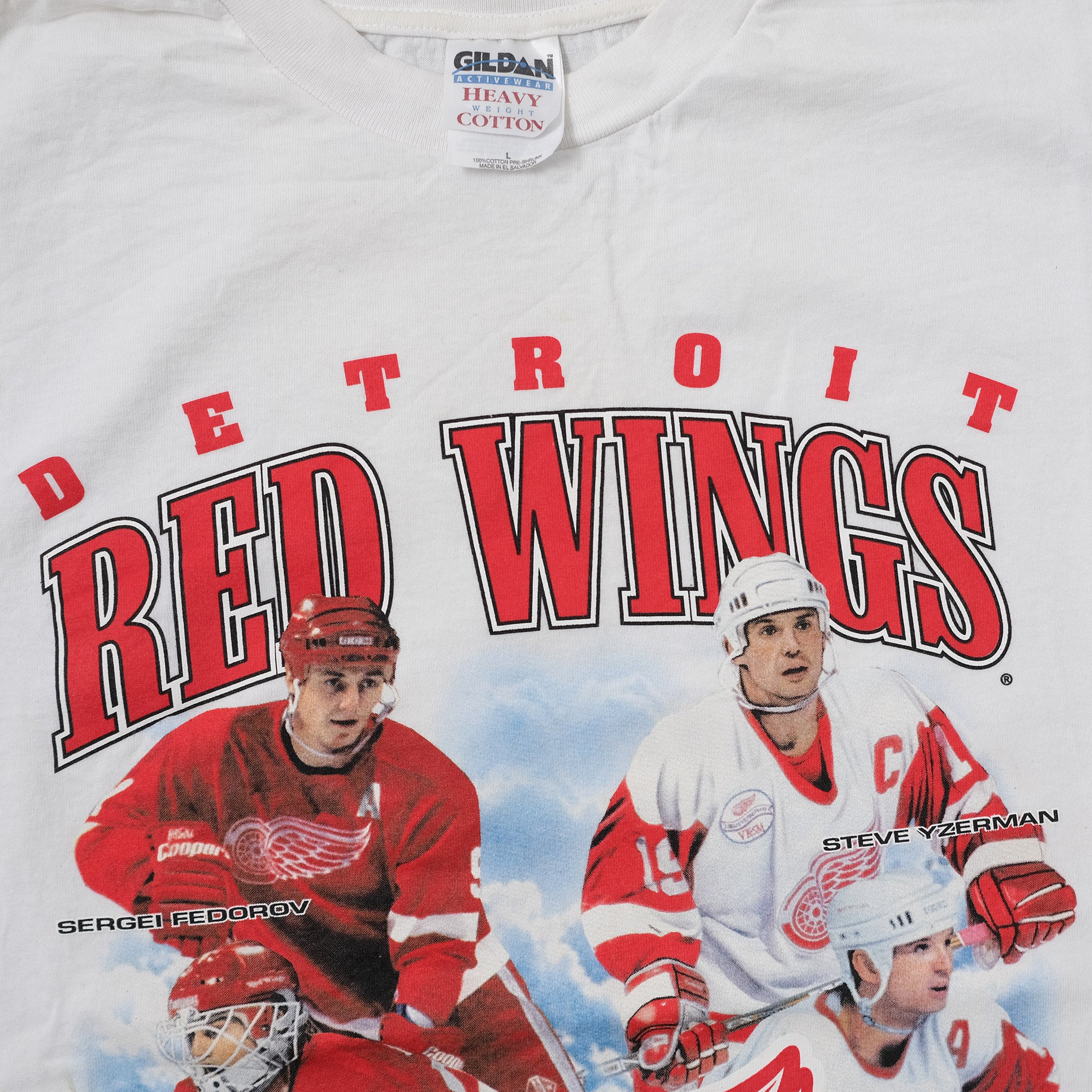 Vintage Hockey Detroit Red Wings White Detroit Wordmark Unisex Sweatshirt -  Teeruto