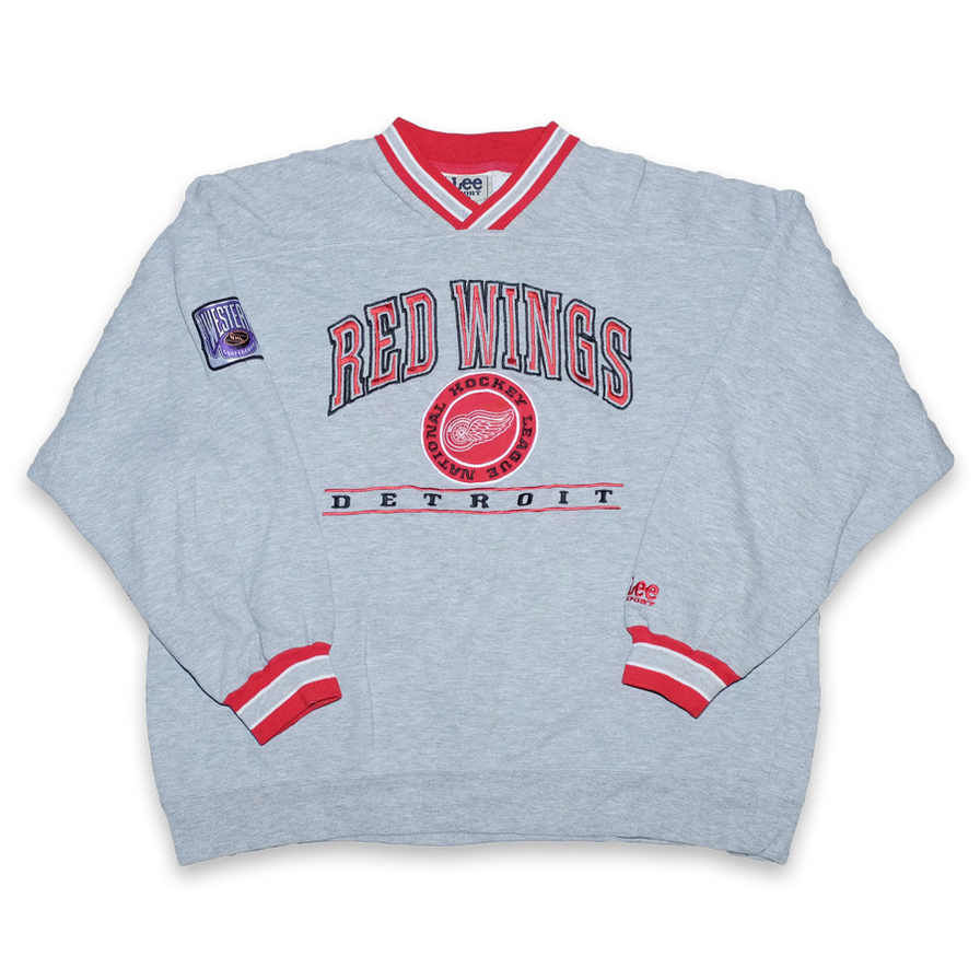 Vintage Detroit Red Wings Sweater Large - Double Double Vintage