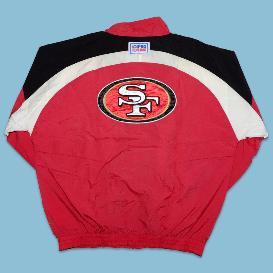 Reebok San Francisco 49ers ジャケット 90's Reebok Embroidered Logo San Francisco 49ers Zip Up