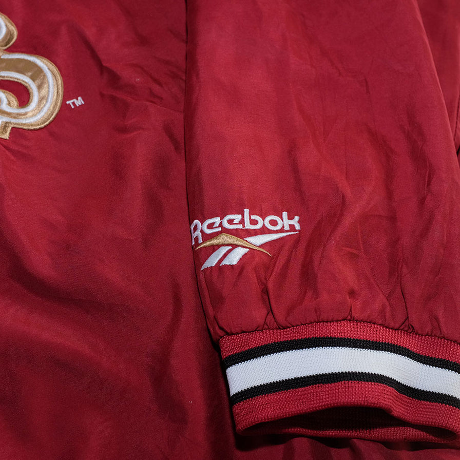 Vintage Reebok San Francisco 49ers Windbreaker Large - Double Double Vintage