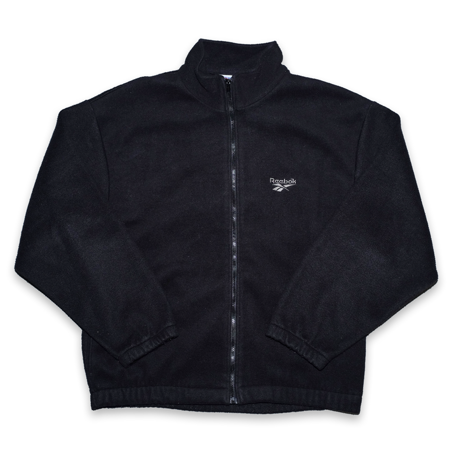 Vintage Reebok Fleece Jacket XLarge - Double Double Vintage