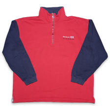 Vintage Reebok Q-Zip Sweater Large / XLarge - Double Double Vintage