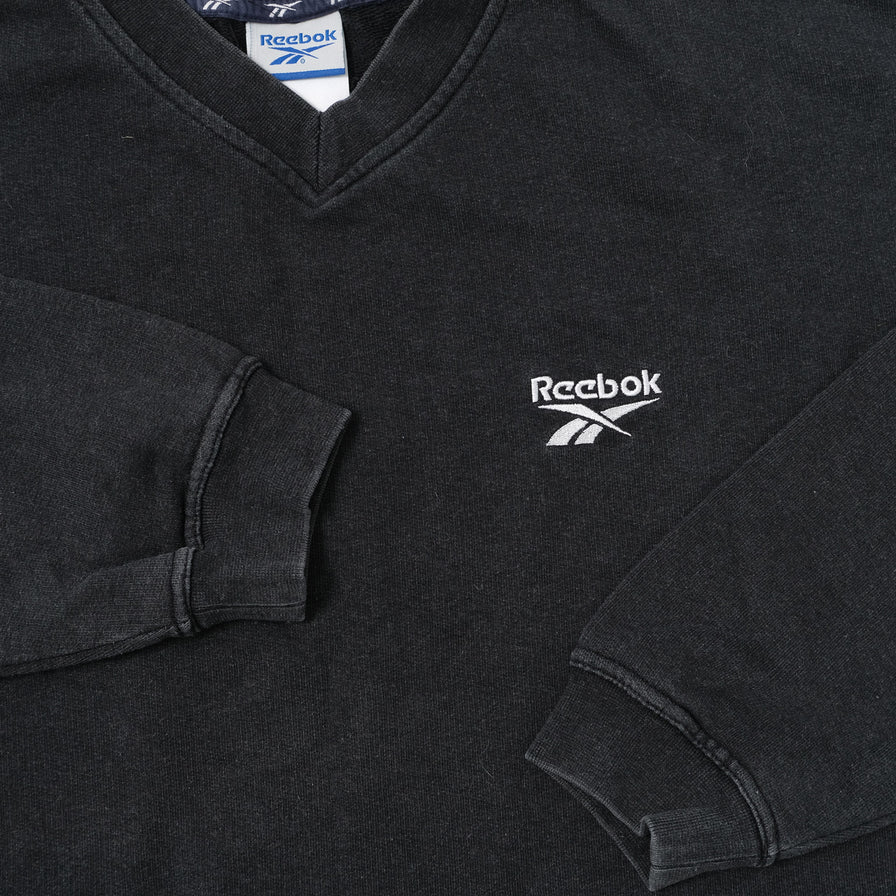 Vintage Reebok V-Neck Sweater XLarge
