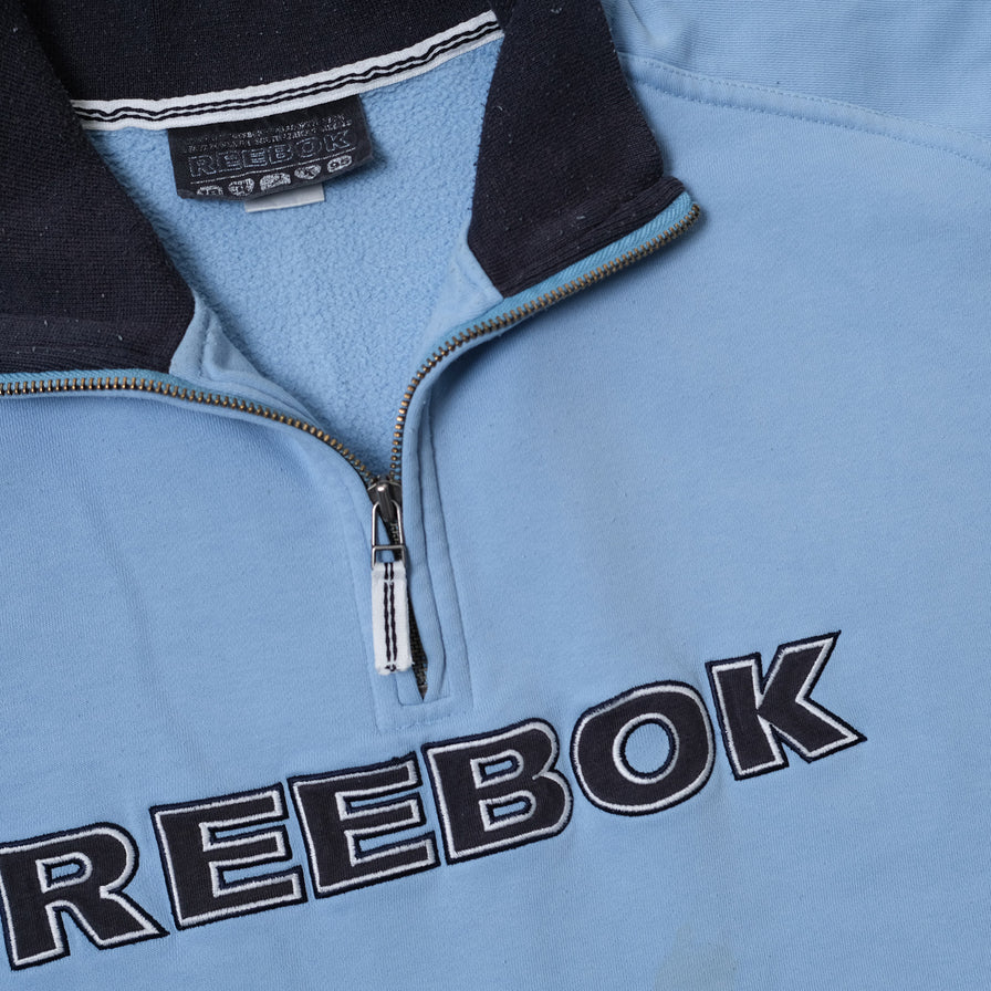 Vintage Reebok Q-Zip Sweater XLarge