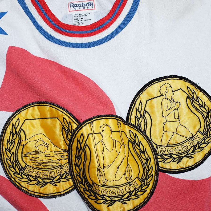 Vintage Reebok Olympic Sweater Medium