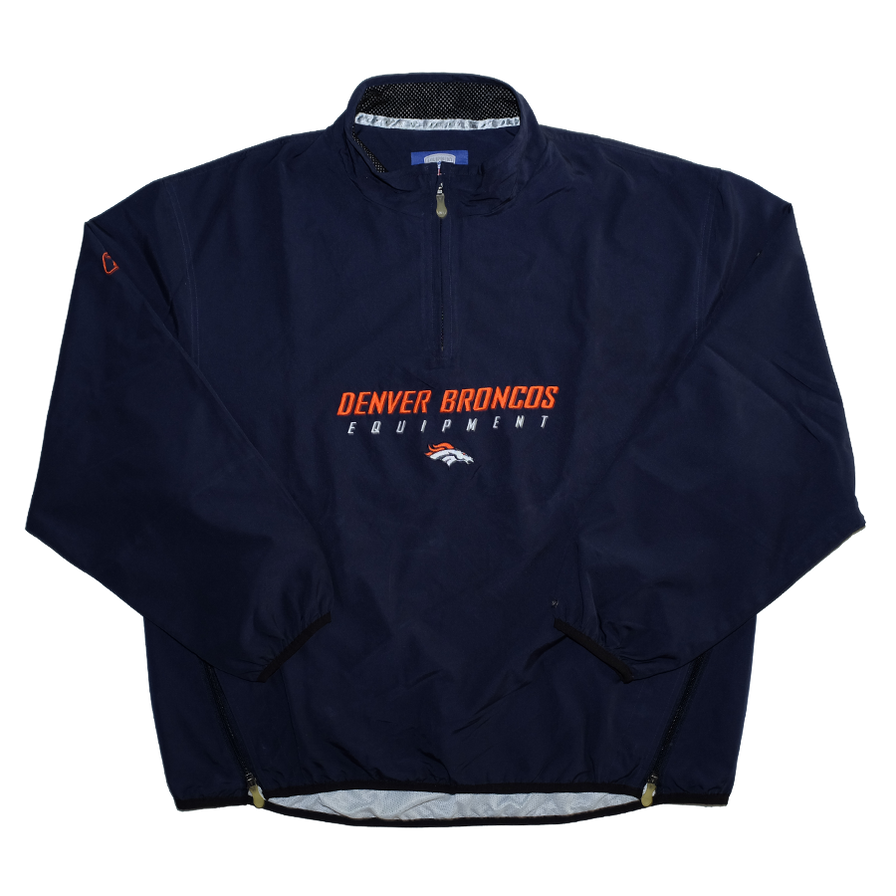 Vintage Reebok Denver Broncos Windbreaker XLarge - Double Double Vintage