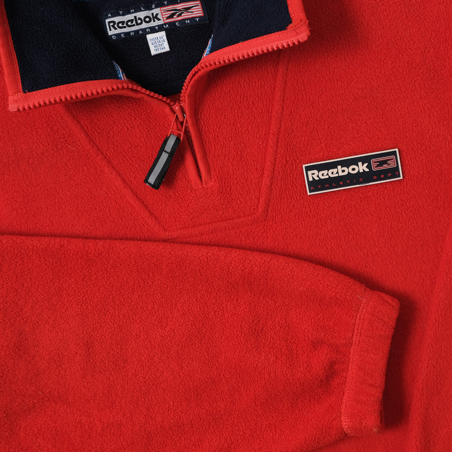 Vintage Reebok Q-Zip Fleece Small / Medium