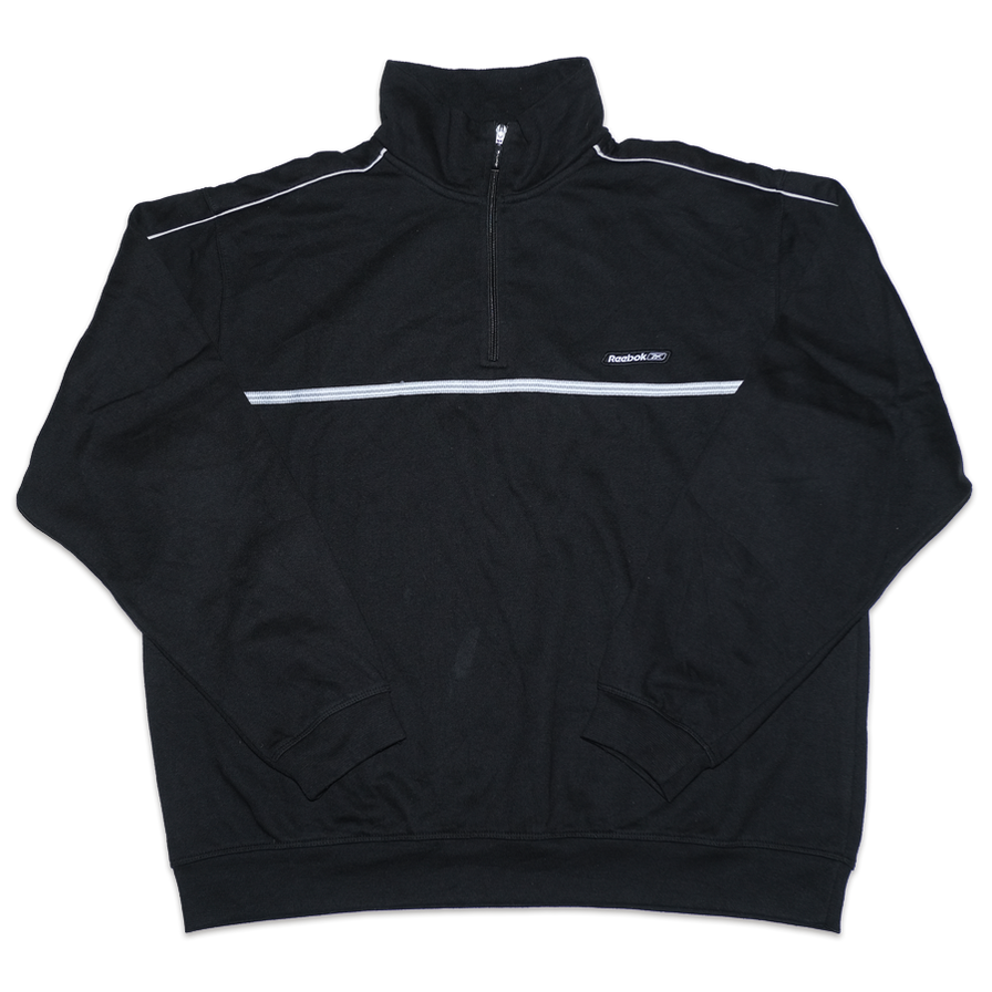 Vintage Reebok Q-Zip Sweater XLarge / XXL - Double Double Vintage