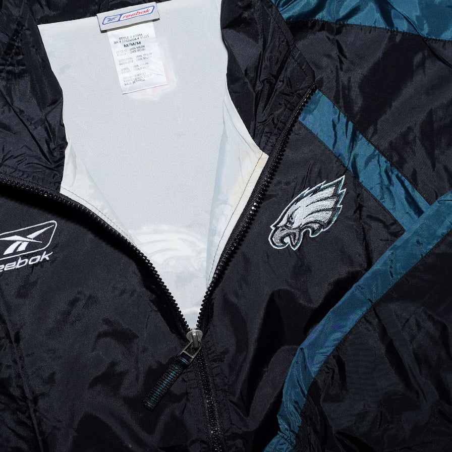 Vintage Reebok Philadelphia Eagles Track Jacket Medium - Double Double Vintage