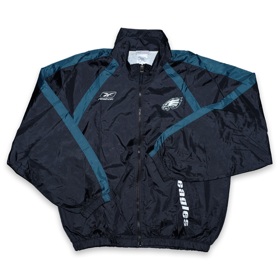 Vintage Reebok Philadelphia Eagles Track Jacket Medium - Double Double Vintage