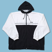 Vintage Reebok Hooded Track Jacket XLarge