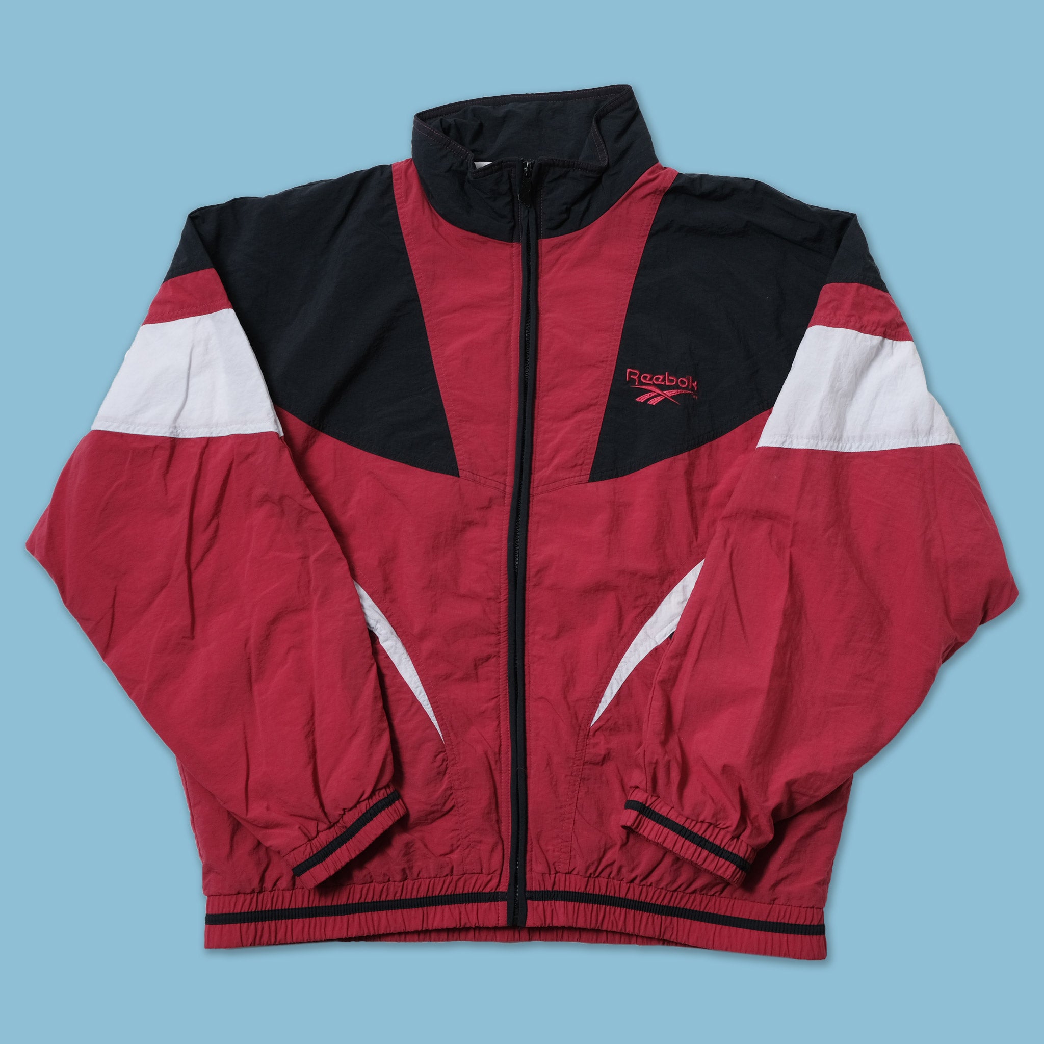 Vintage Reebok Track Jacket XLarge | Double Double Vintage
