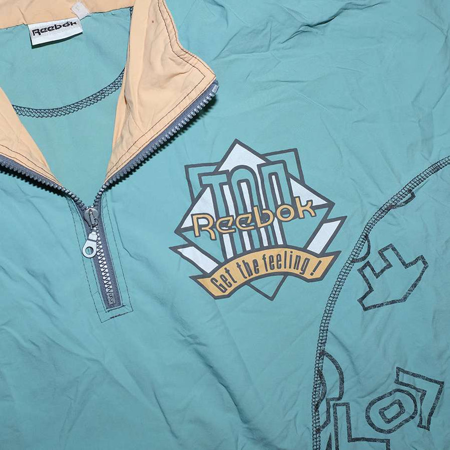 Vintage Reebok Q-Zip Windbreaker Large