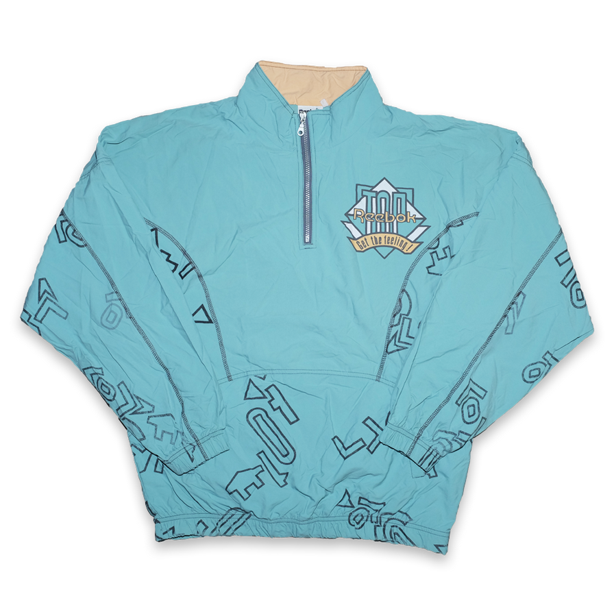 Vintage Reebok Q-Zip Windbreaker Large