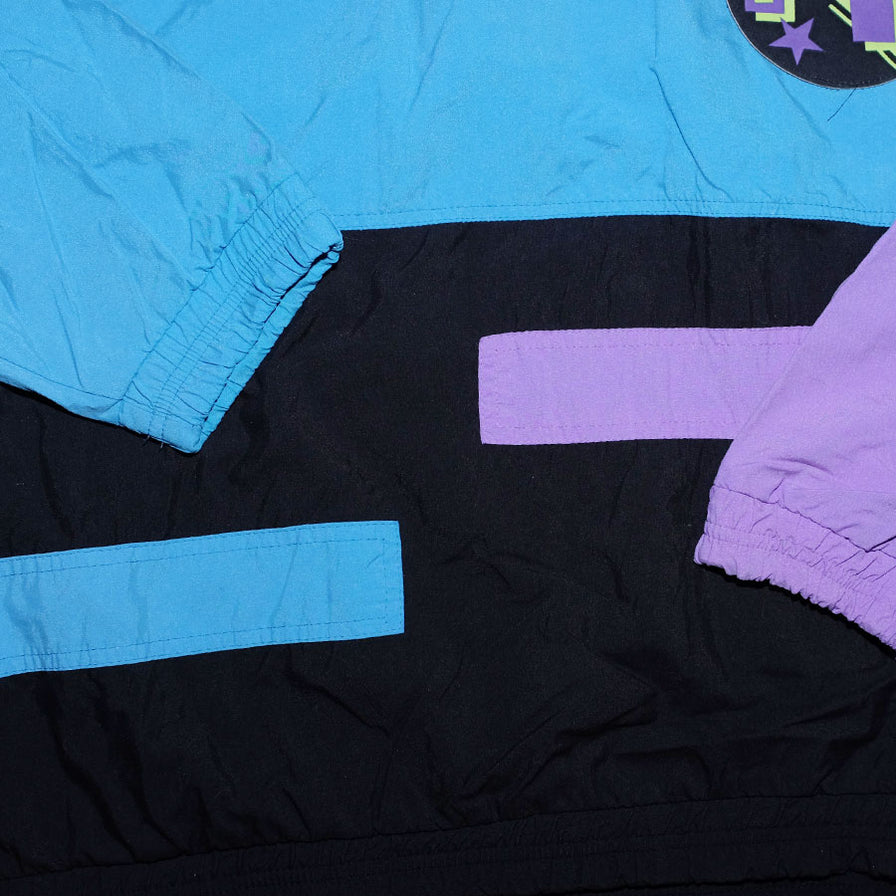 Vintage Reebok Q-Zip Windbreaker Large - Double Double Vintage