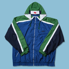 Vintage Reebok Hooded Track Jacket Large